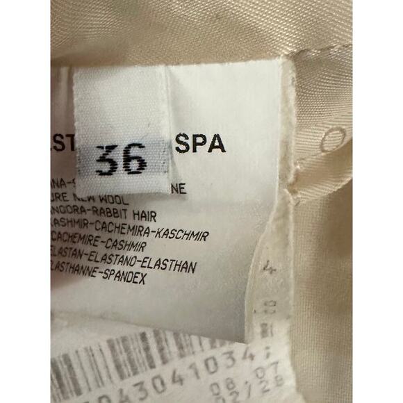 EMANUEL UNGARO Paris Wool Angora Cashmere Blazer Jacket - Sz 36 (US Sz 4) - Picture 5 of 8